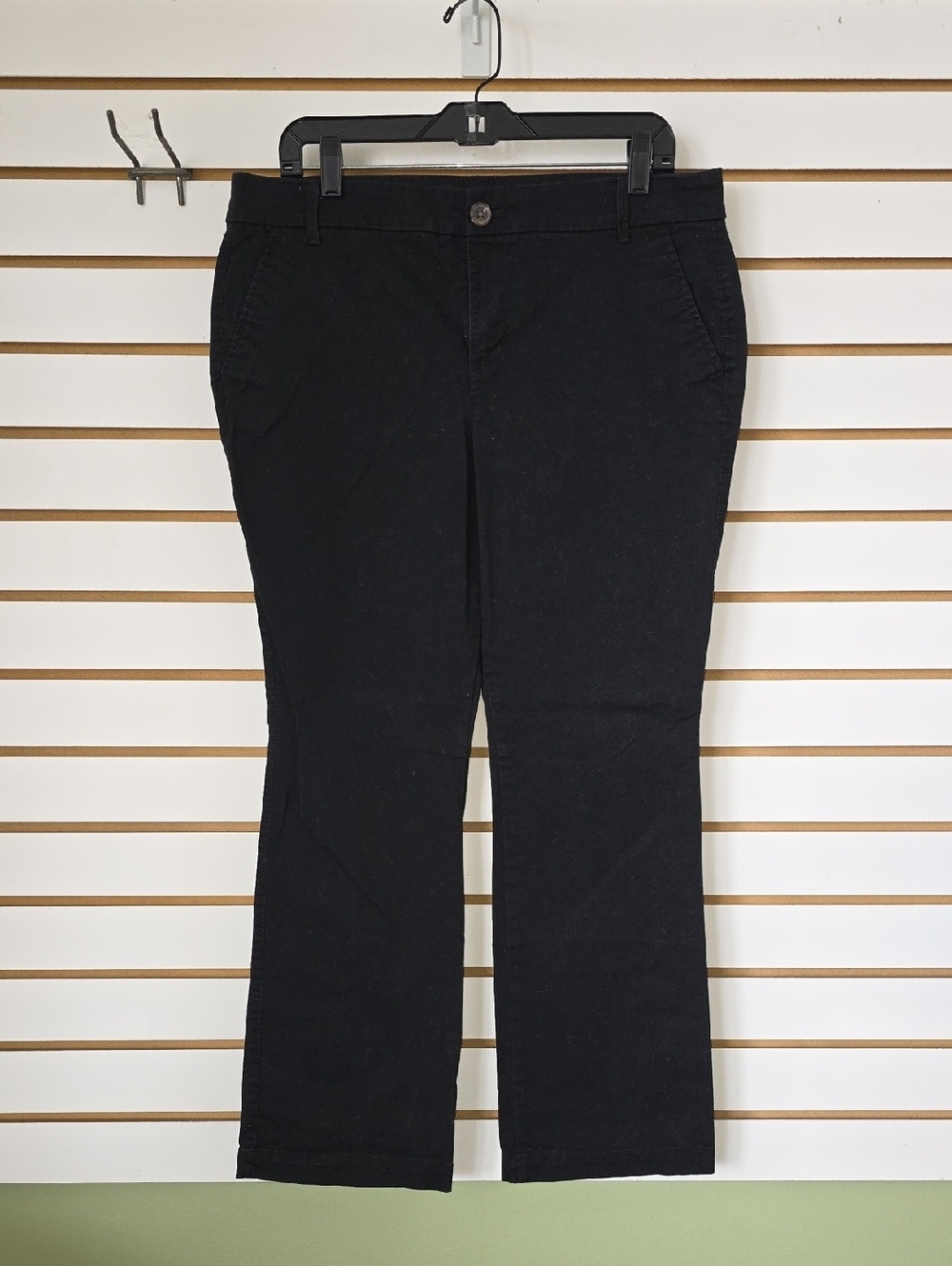 Old navy boot cut black Denim Jeans 12 short